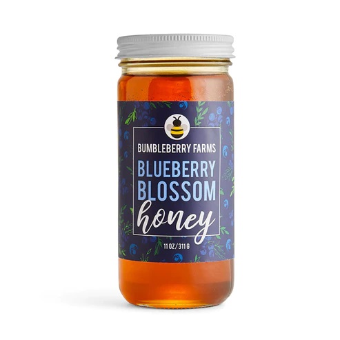BLUEBERRY BLOSSOM HONEY, 11 OZ